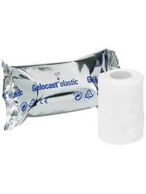 Gelocast Elastic Zinc Paste Bandage 8cm x 5m