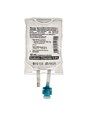 Sodium Chloride 0.9% Intravenous Infusion Bag 250mL