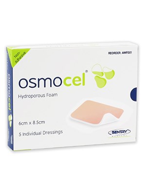 Osmocel® Hydroporous Non Adhesive Foam Dressing 10x10cm – Box/10