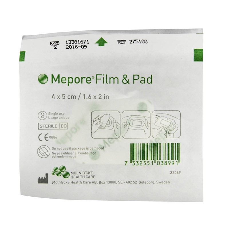 Mölnlycke Mepore® Film And Pad Oval Dressing, 4cm x 5cm – Box/85